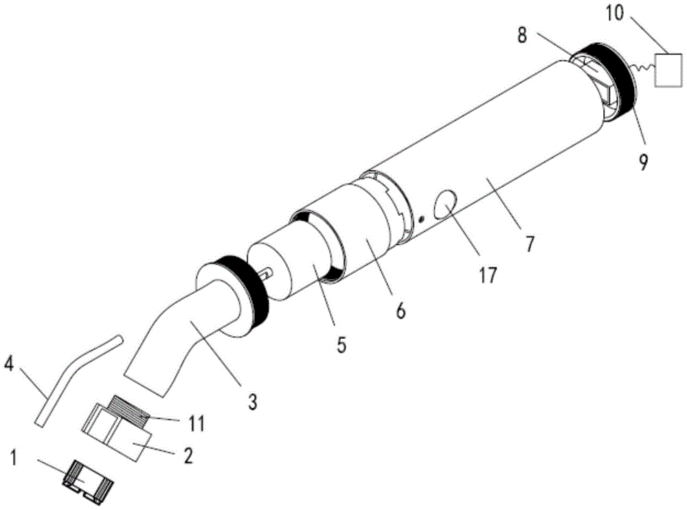 Portable electric rubber tapping knife for rubber