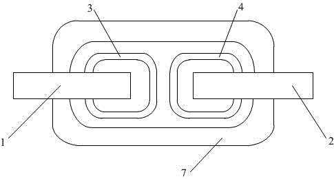 Strong magnetic coupling and magnetic saturation switch-type fault current limiter and control method thereof