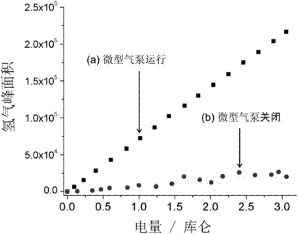 Stainless steel photoelectrochemical reaction device with both online and offline gas analysis functions