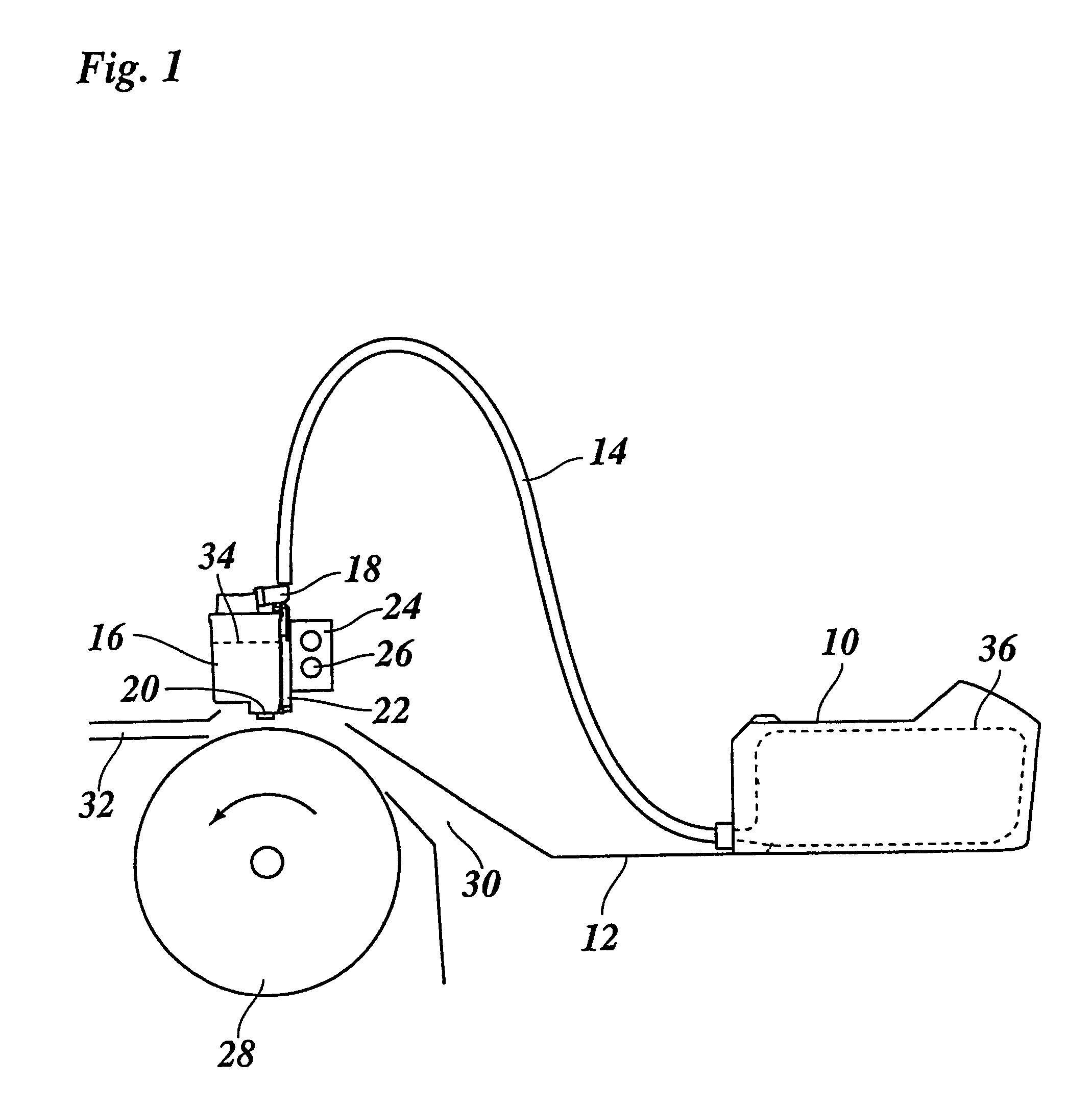 Ink supply system for an ink jet printer