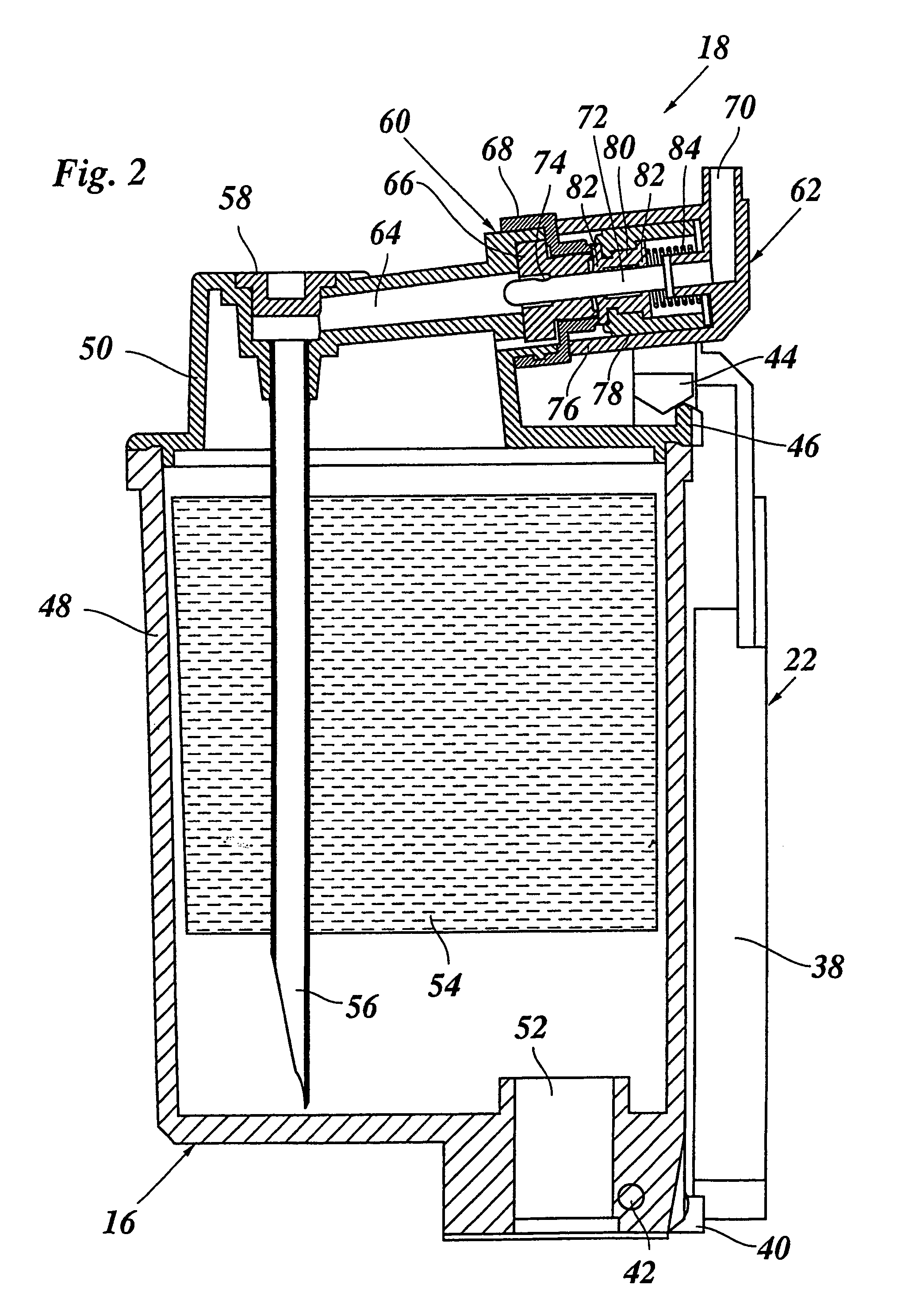 Ink supply system for an ink jet printer