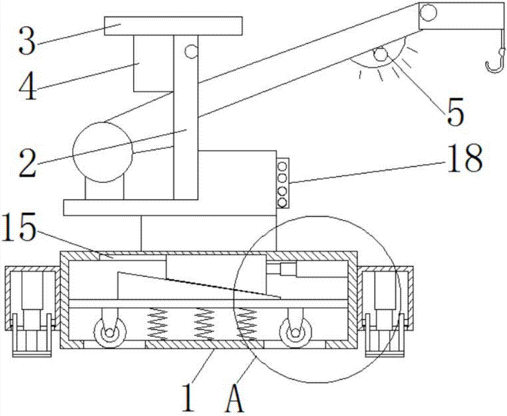 Multifunctional lifting device of construction equipment