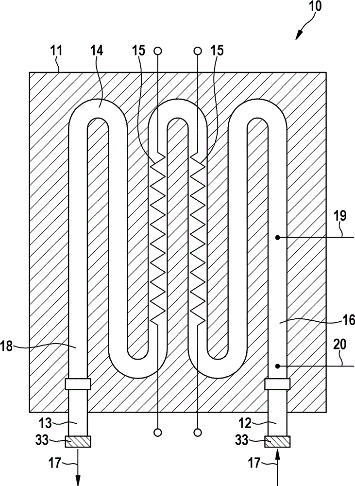 Electrical bare wire continuous heater and method for controlling the same