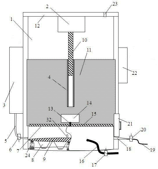 Device and method for extraction and sampling of pesticide residues in fruits and vegetables for microfluidic detection