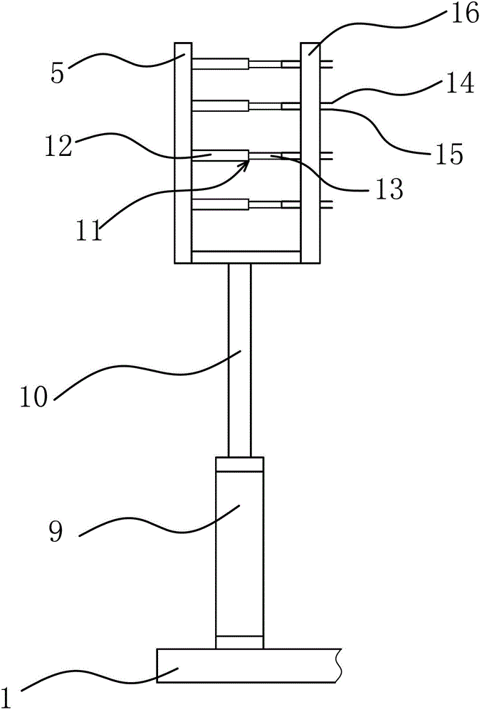 Injection molding machine for producing plastic bottle caps