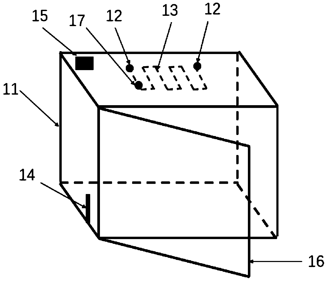 Modularized fresh food distribution device and matched express cabinet