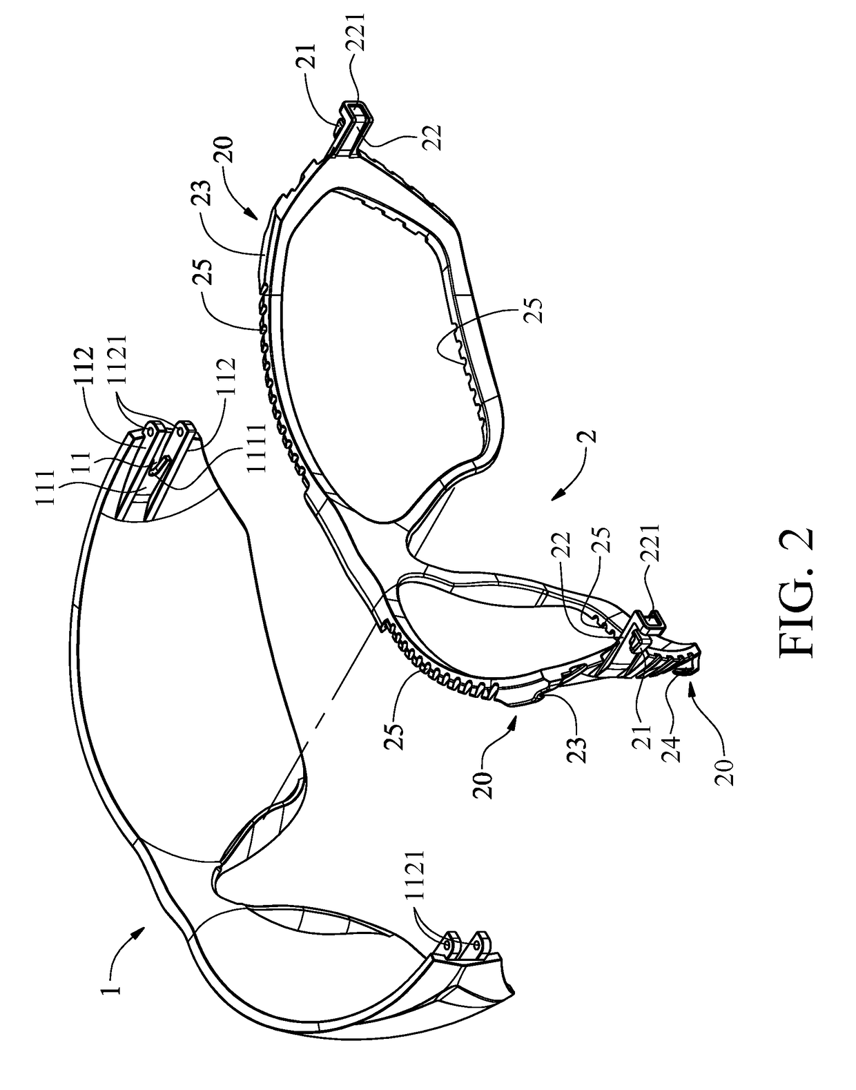 Eyeglass structure