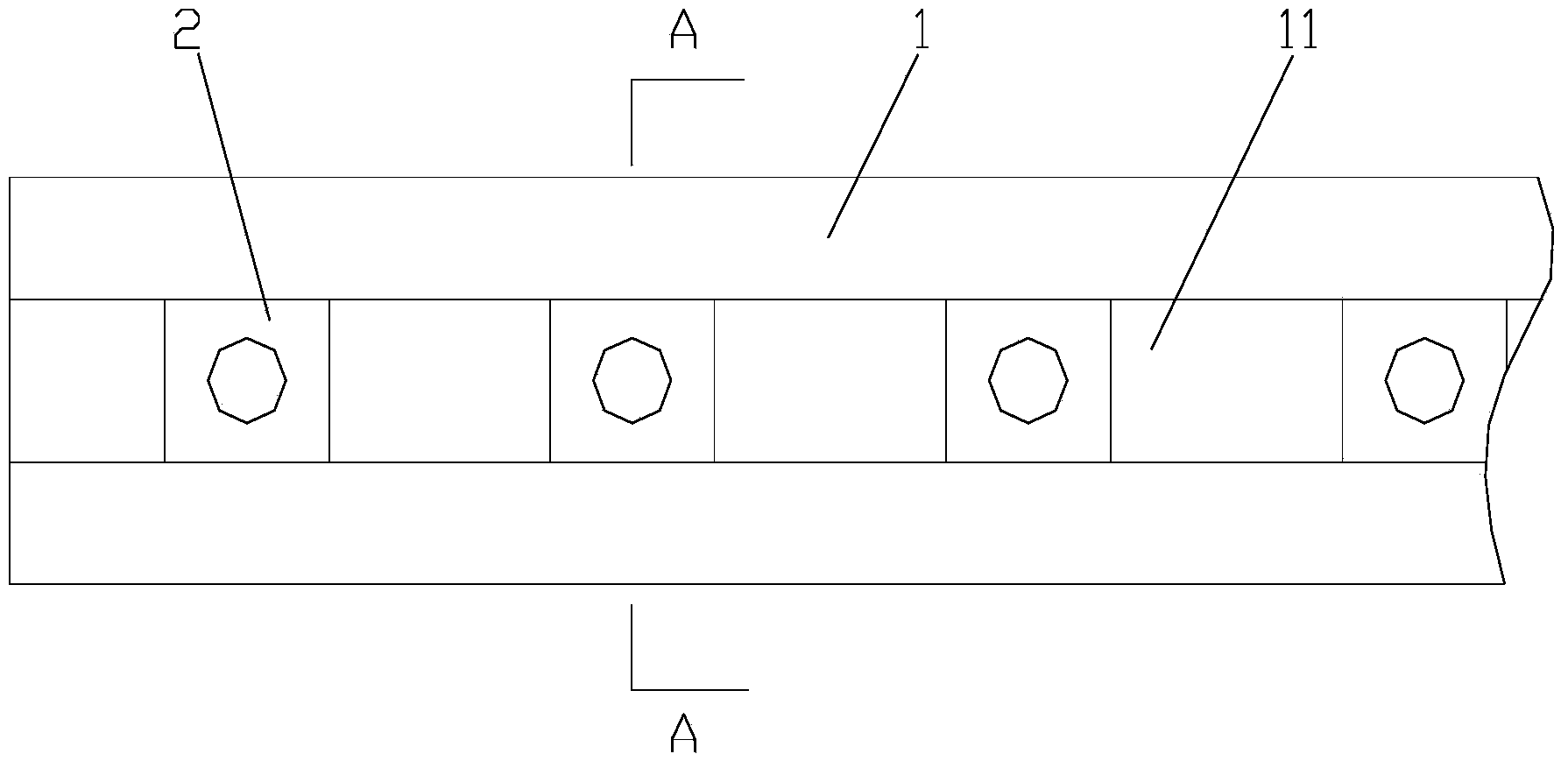 Expanded connection structure assembly for heat sinks