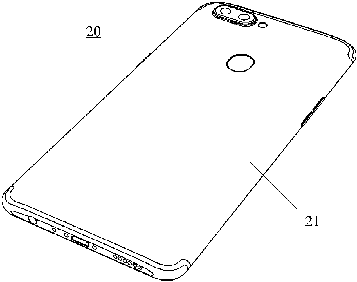 Method for preparing terminal shell, terminal shell and mobile terminal