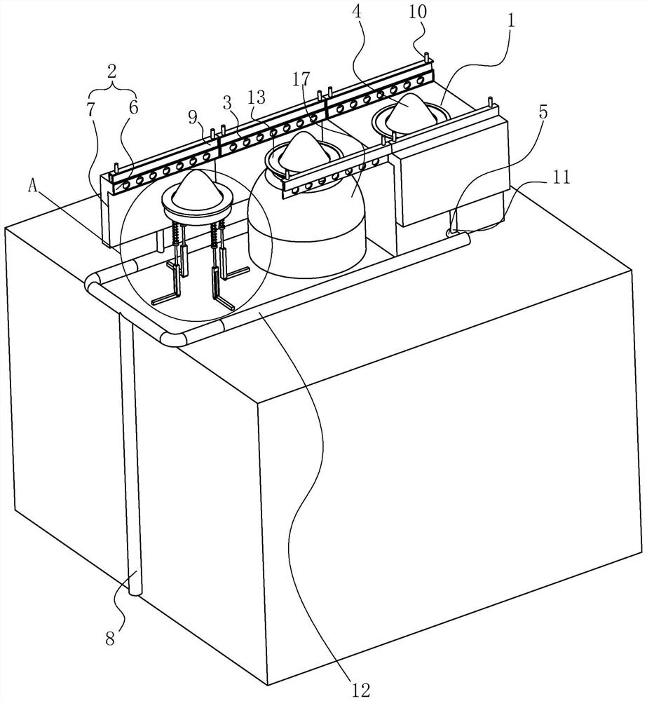 A rainwater collection system for high-rise building fire protection