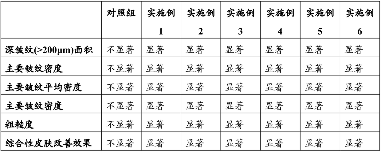 Anti-aging skin care hydrogel facial mask matrix and preparation method thereof