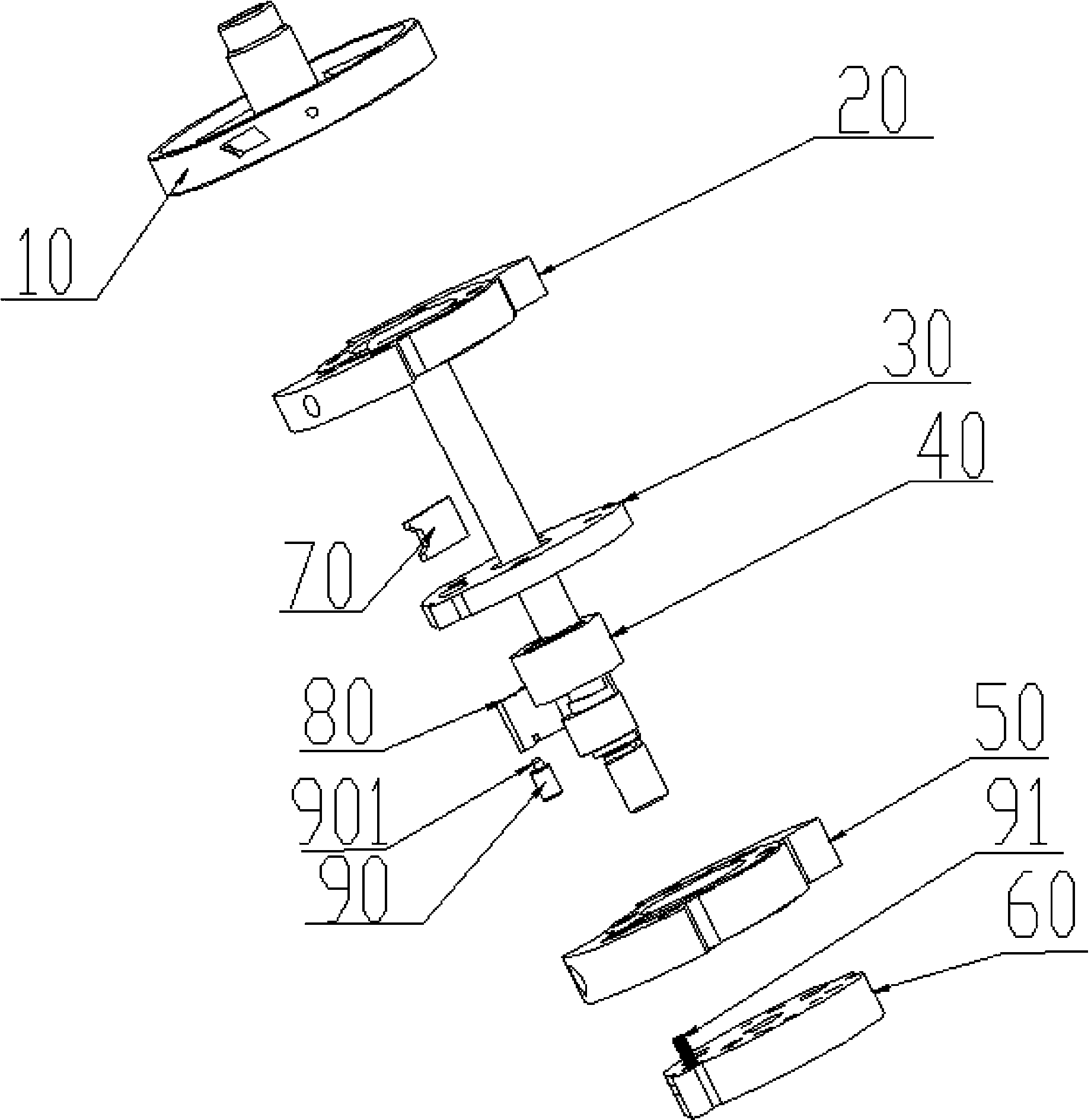 Double-stage enthalpy-increased rotor compressor and air conditioner and heat pump water heater with same