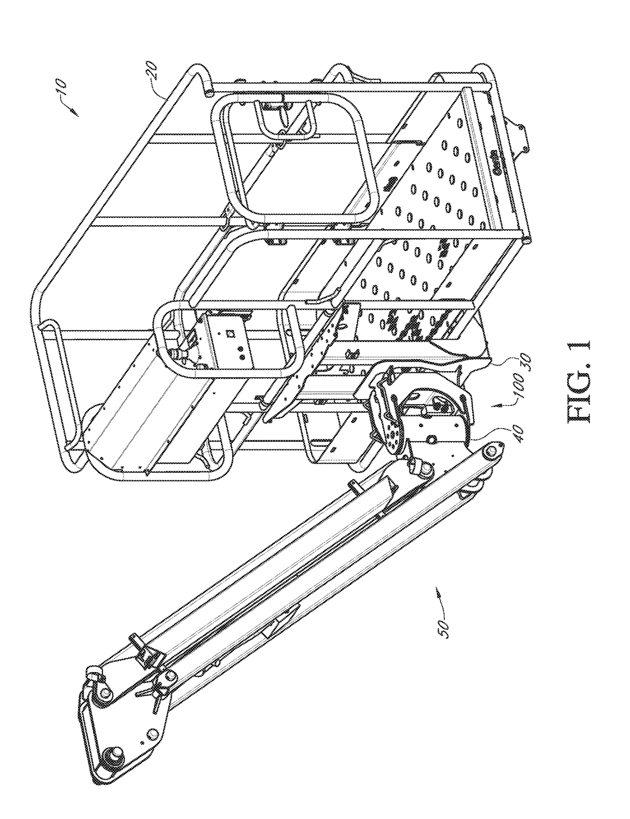 Flexible plate scale for platform load weighing