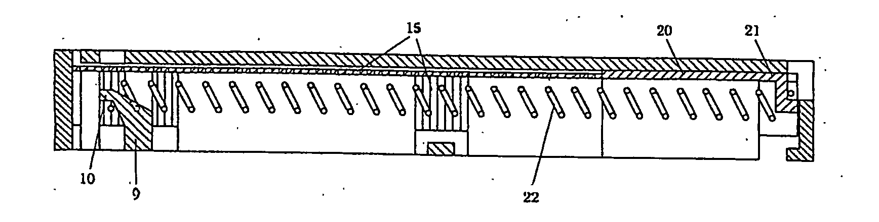 Cassette of cassette type stapler