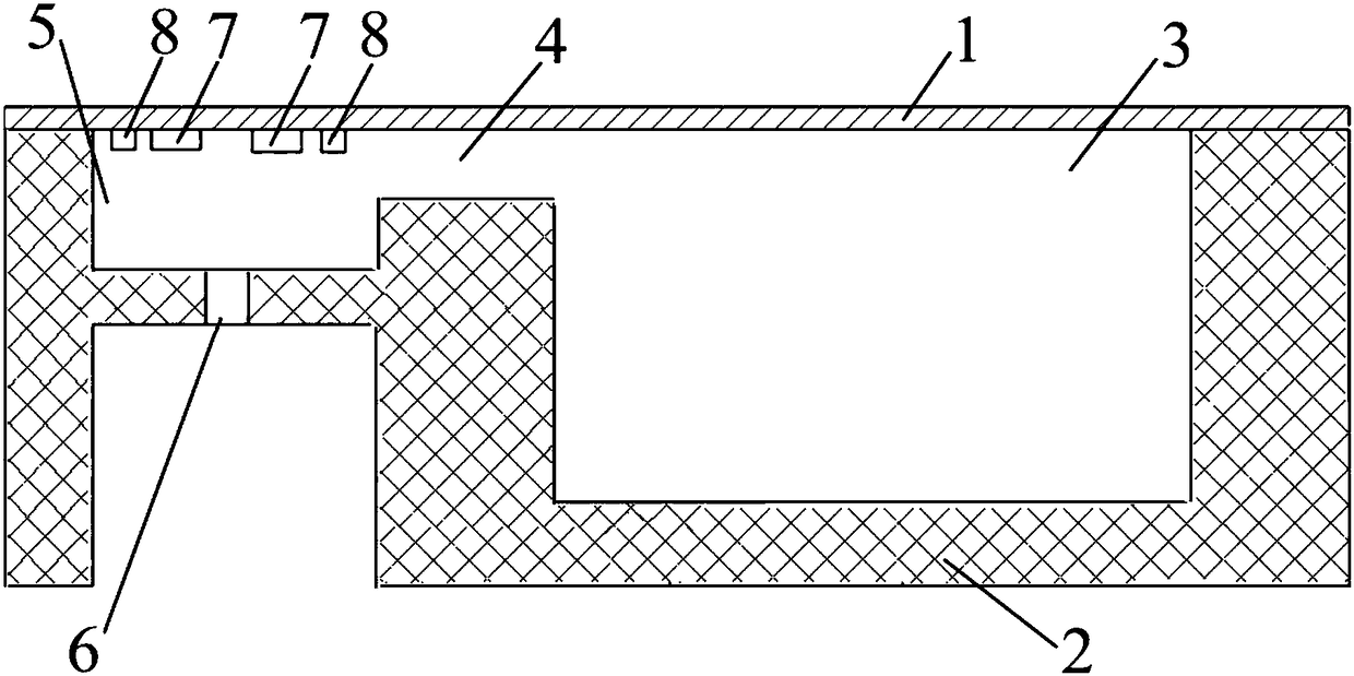 Thermal jet printing head based on graphene-carbon nanotube composite structure and preparation method thereof