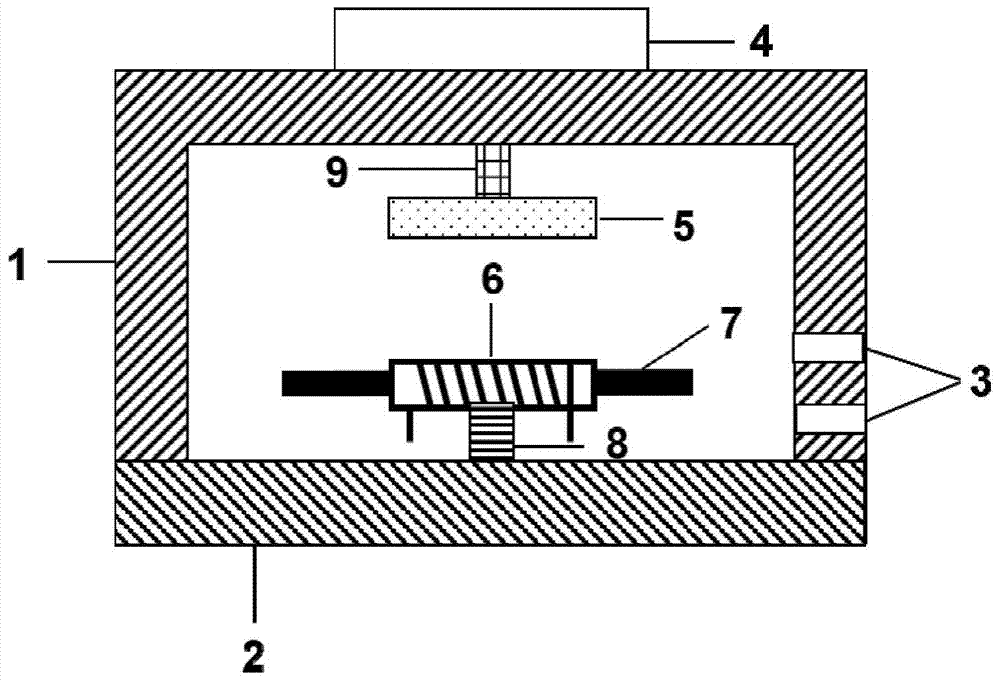 An inductive strain sensor