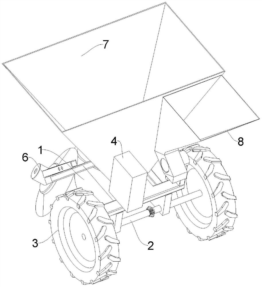 Sowing, soil preparation and fertilization integrated automatic equipment for rice breeding