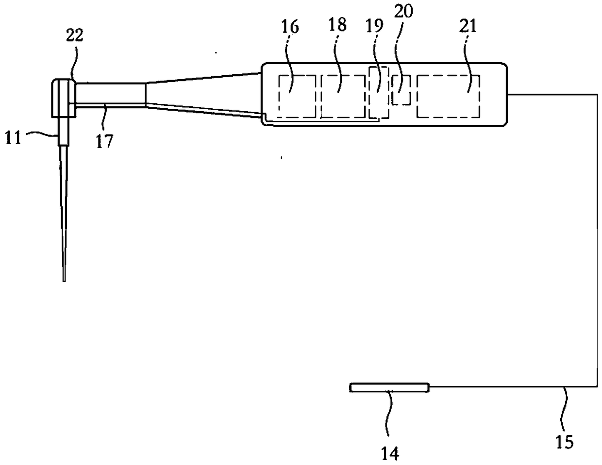 Motor driven intelligent control device for root canal apex locator and control method thereof