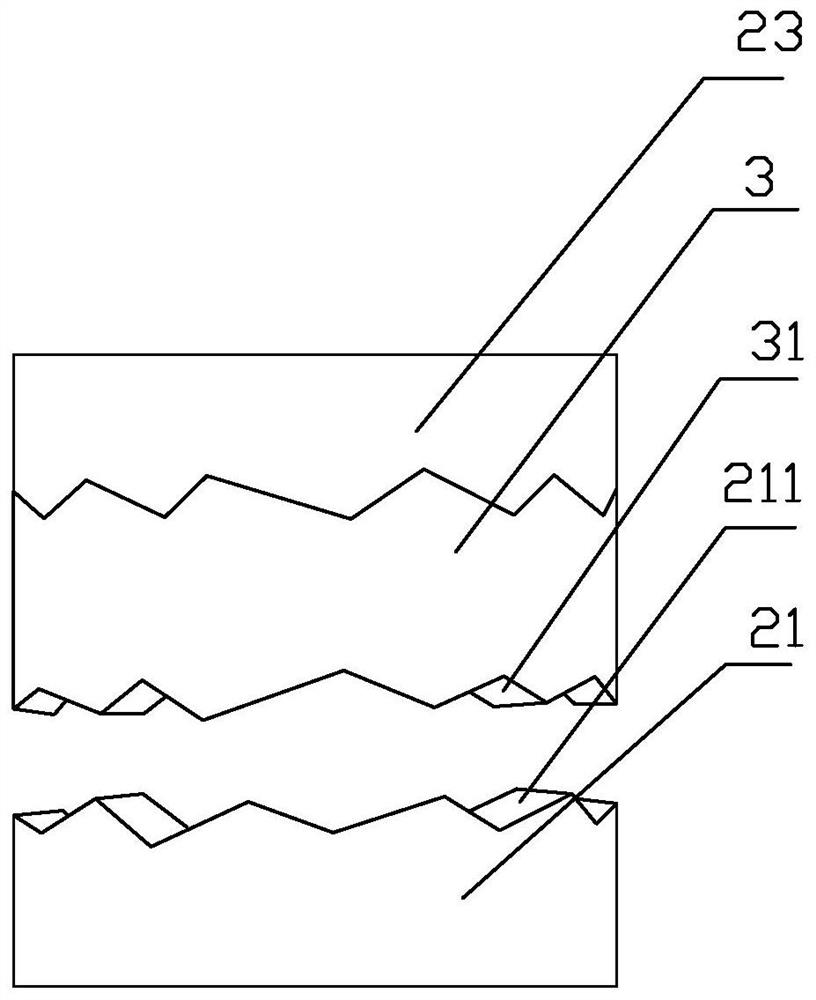 Post-cast strip independent support convenient to disassemble