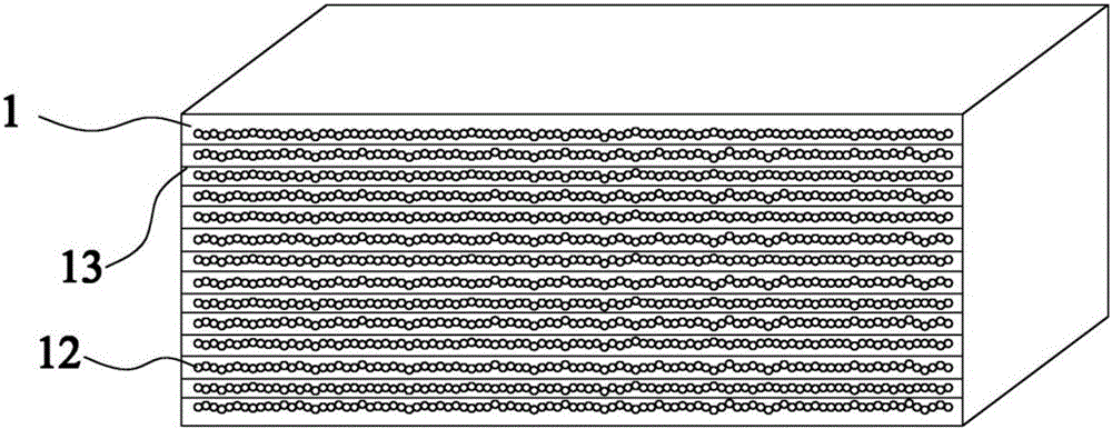 Light-transmitting concrete slab with wire drawing effect and manufacturing method thereof