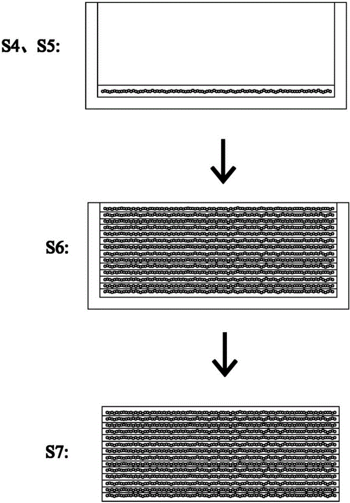 Light-transmitting concrete slab with wire drawing effect and manufacturing method thereof