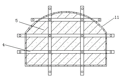 Building dense region underground-space-building caisson construction method