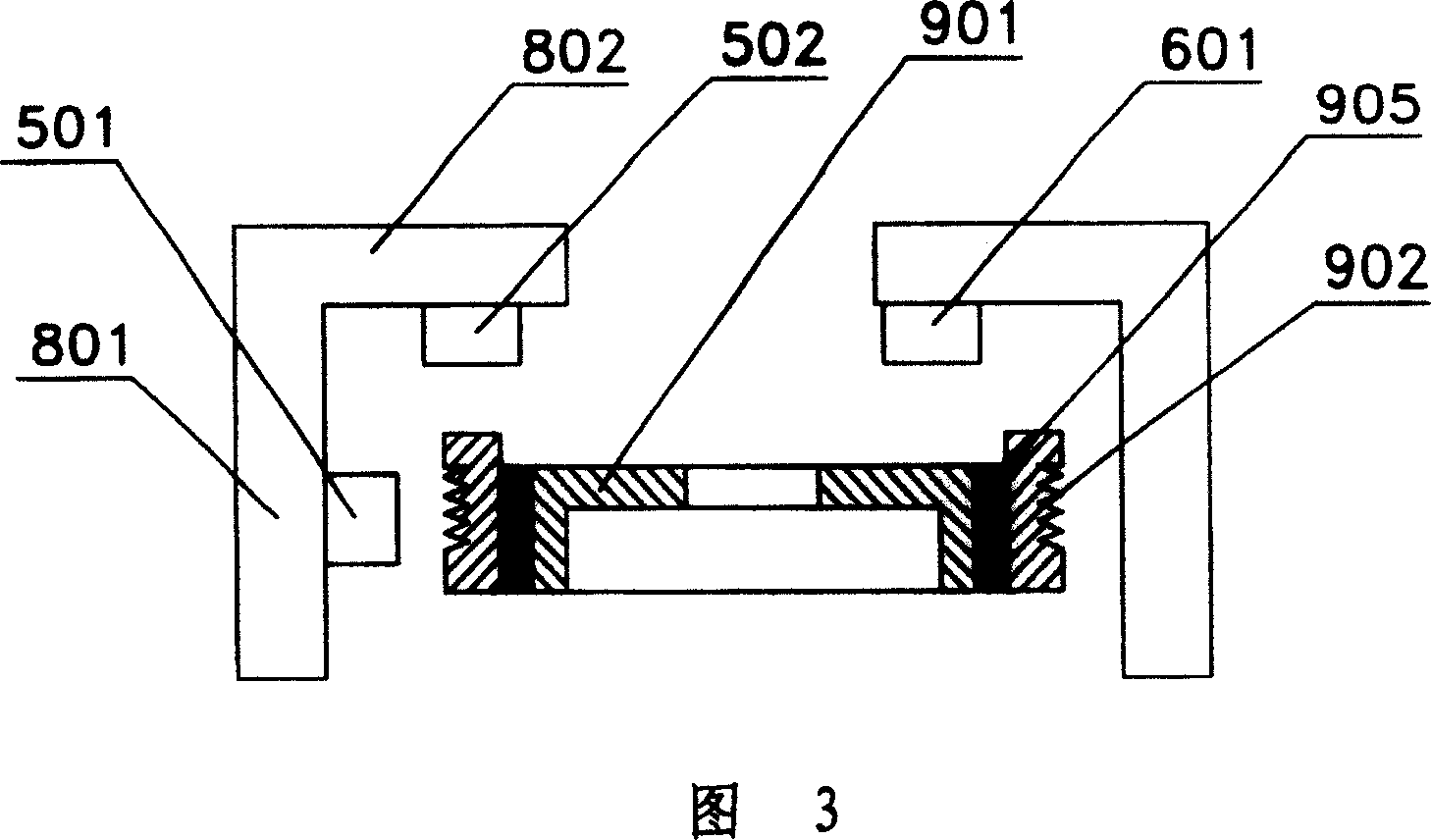 Test-bed for testing performance of vibration damping belt pulley wheel