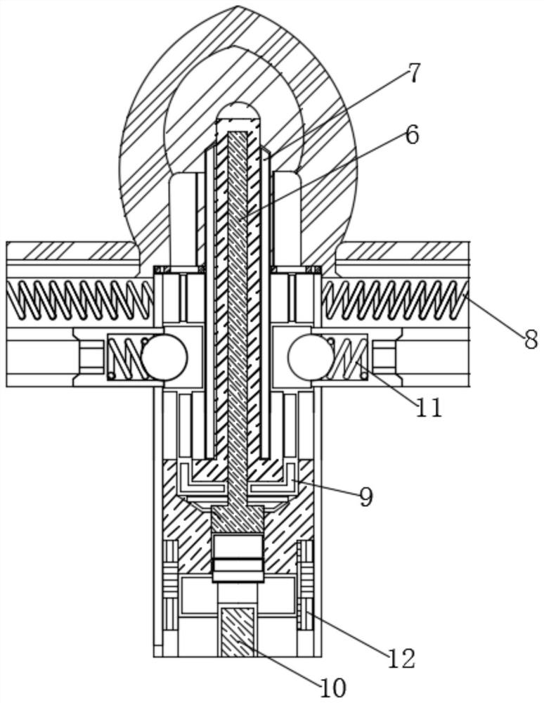 Travel suitcase pull rod device with brake function