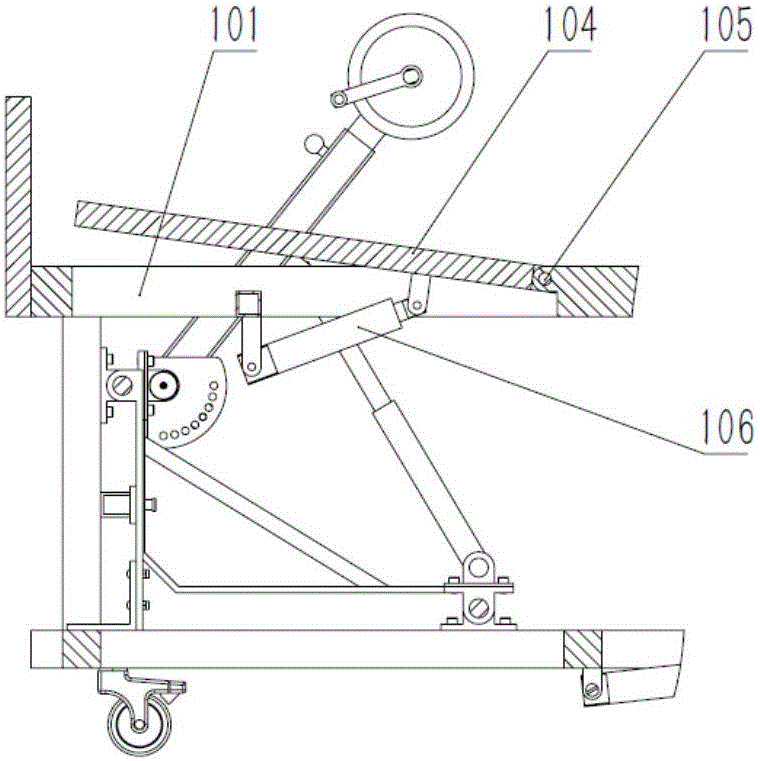 Rehabilitation training bed for comprehensive training of four limbs