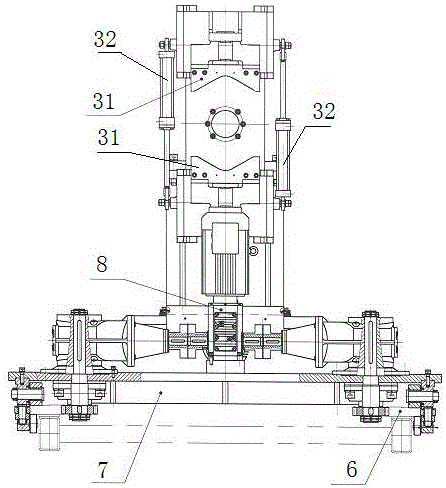 A non-contact laser on-line detection bar straightness mechanism and detection method