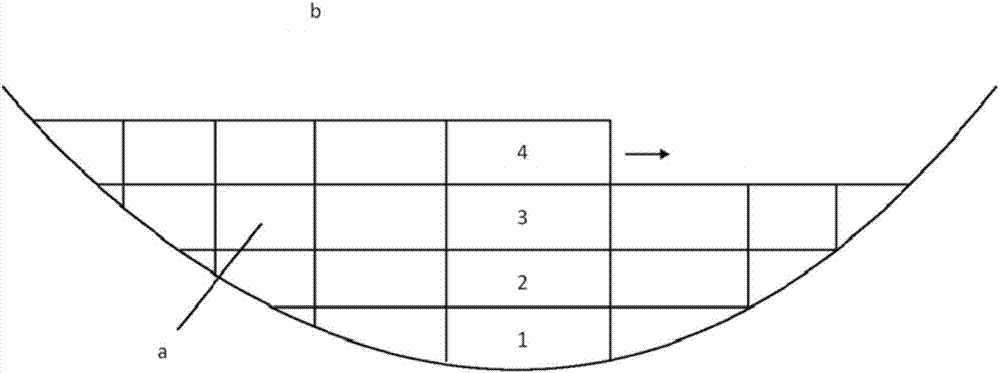 Sludge superficial layer curing agent solidification continuous construction method