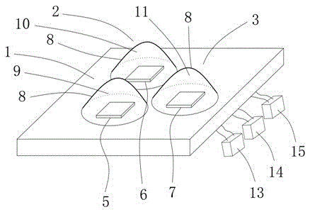 Light source capable of adjusting color temperature and light source module and headlamp adopting light source