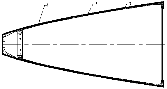 Fairing heat-proof structure and forming method thereof