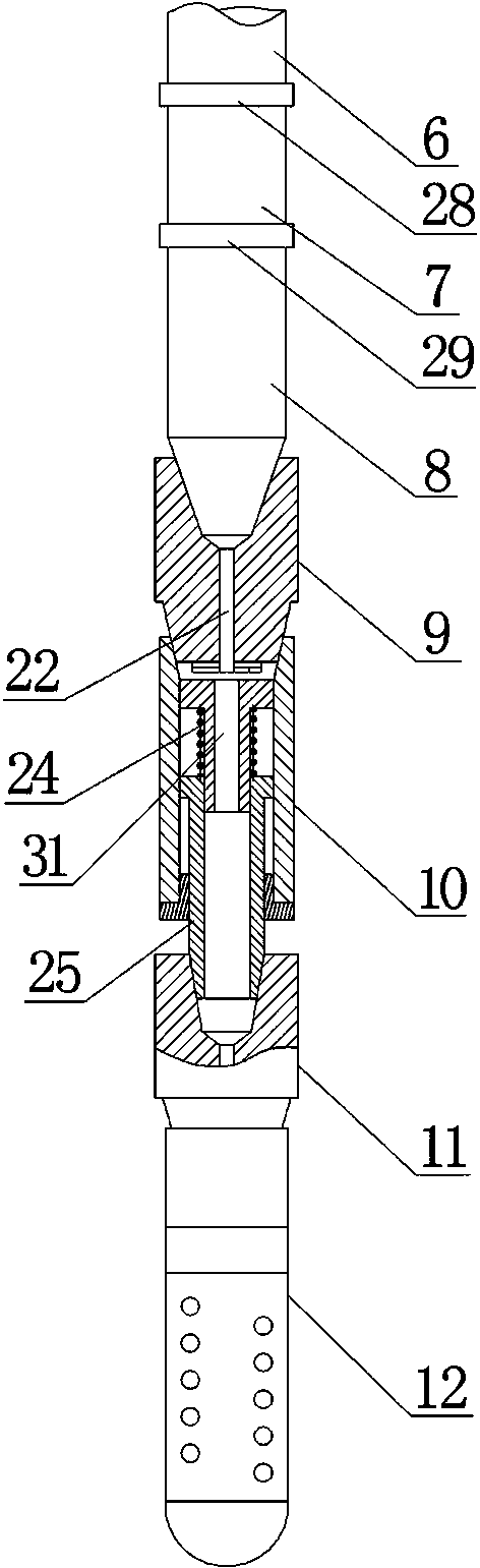 A mechanical experiment system and method for downhole perforation explosion perforation string in oil and gas wells