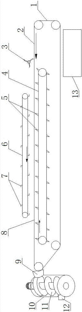 Peanut picking device