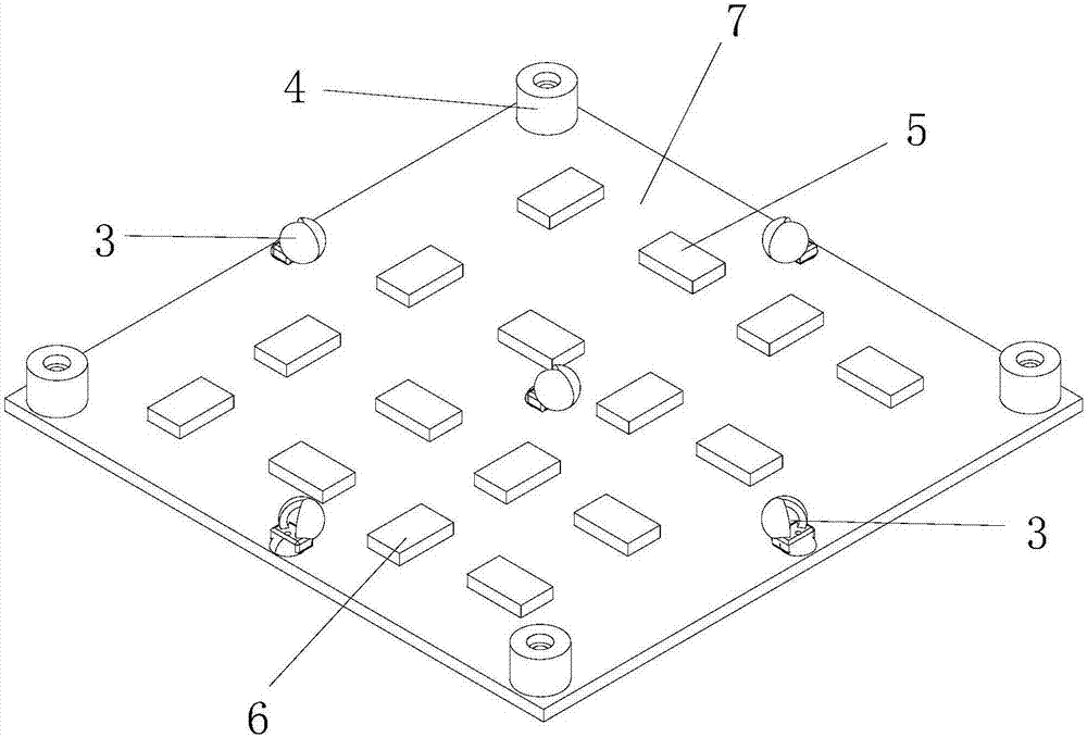 Plane air floatation workbench based on optical feedback and control method