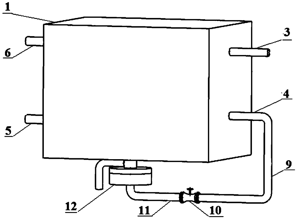 Volumetric heat exchanger with self-excited pulsating enhanced heat exchange function and working method thereof