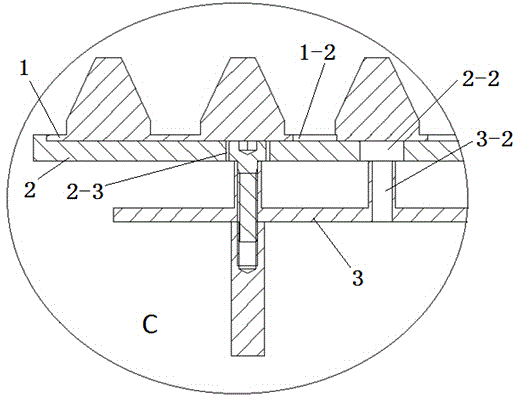 Device for quickly combining washers with screws and method for applying device