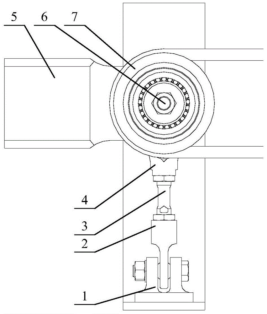 Bidirectional hinge support device