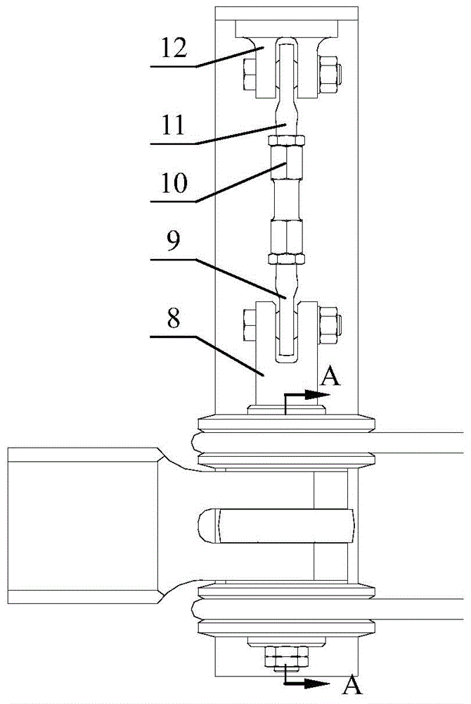 Bidirectional hinge support device