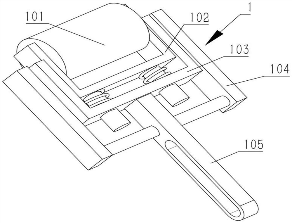 Massaging device for neurosurgery nursing