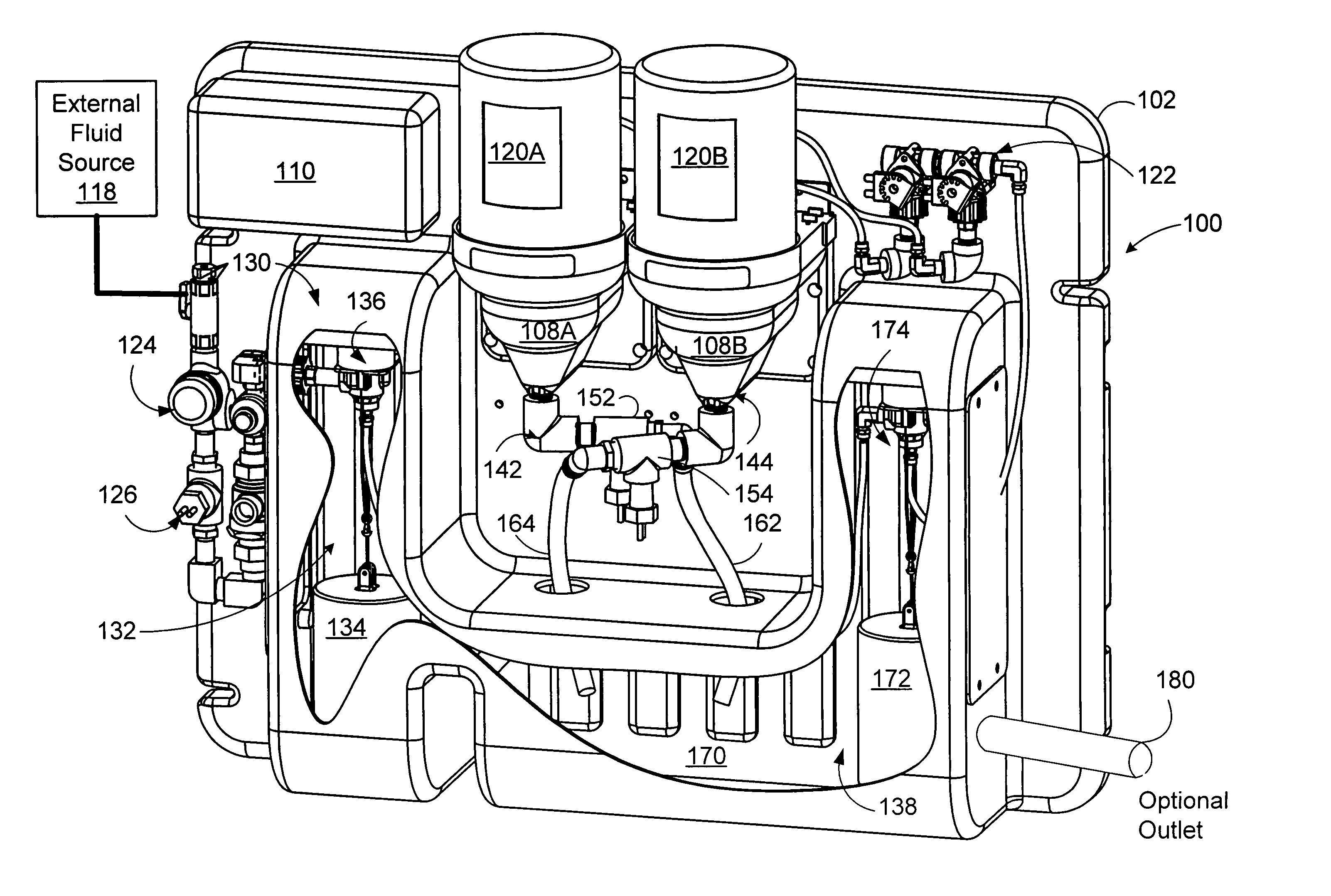 Solution dispensing system