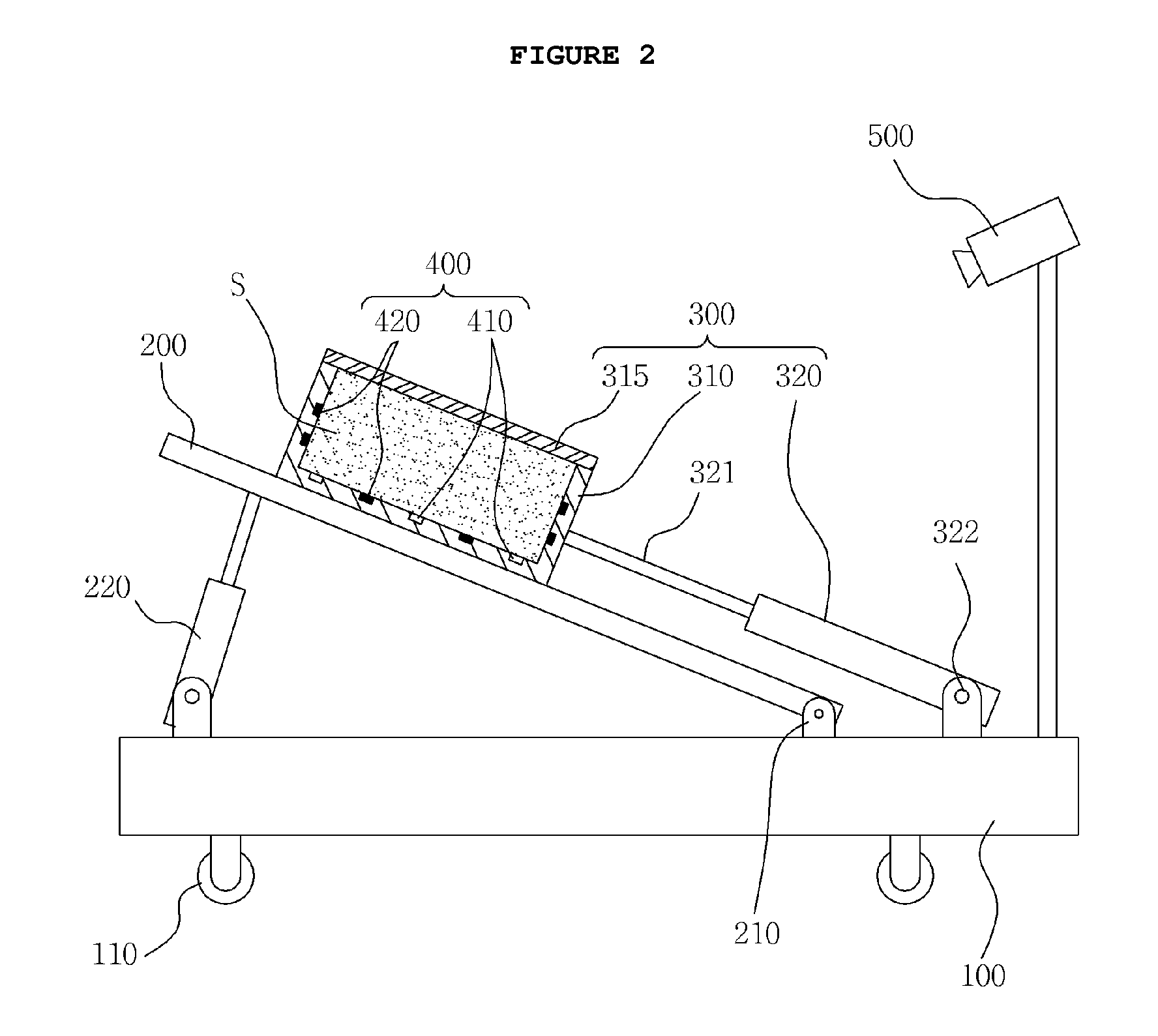 Test apparatus for early landslide detection fully-connected with pore water pressure, surface displacement and shear surface