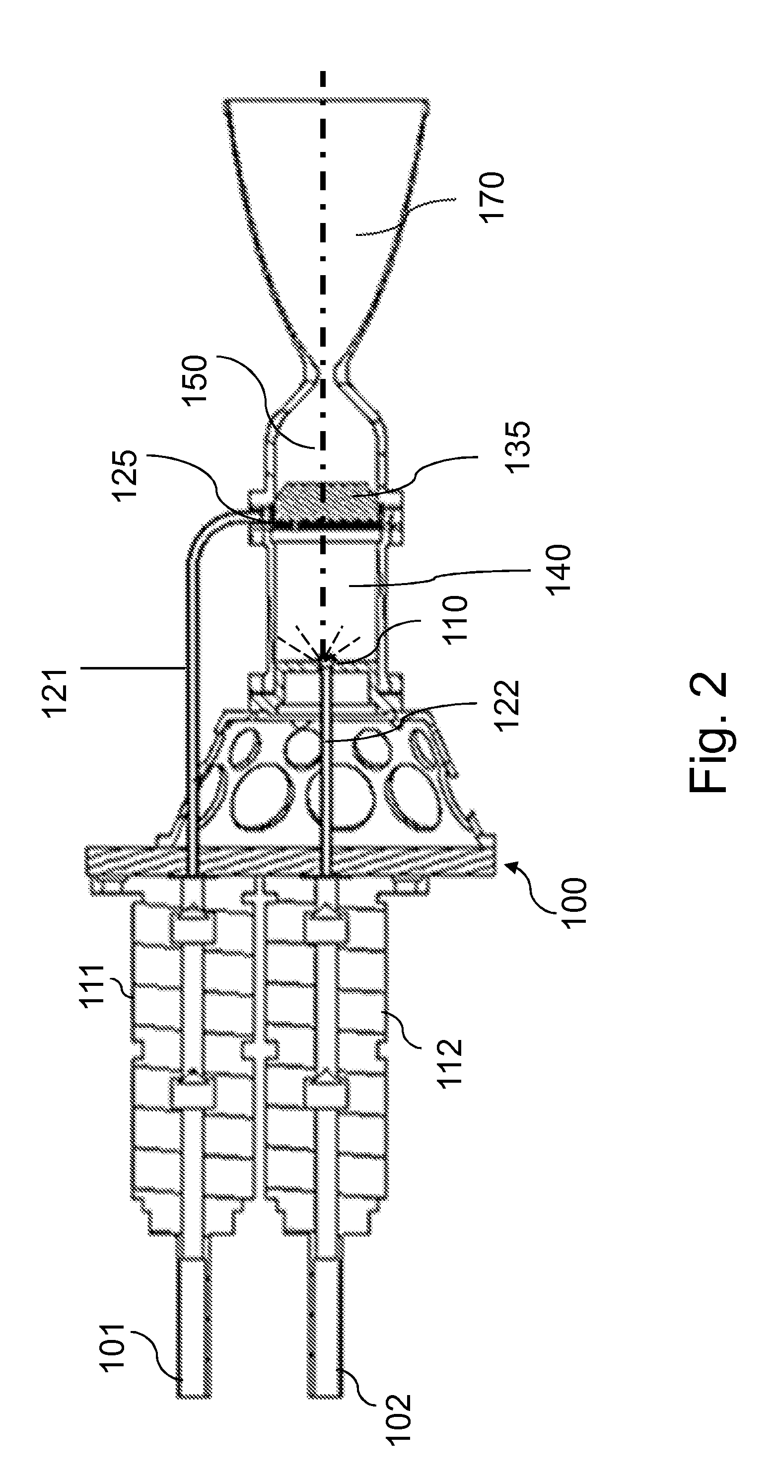 Dual mode chemical rocket engine, and dual mode propulsion system comprising the rocket engine