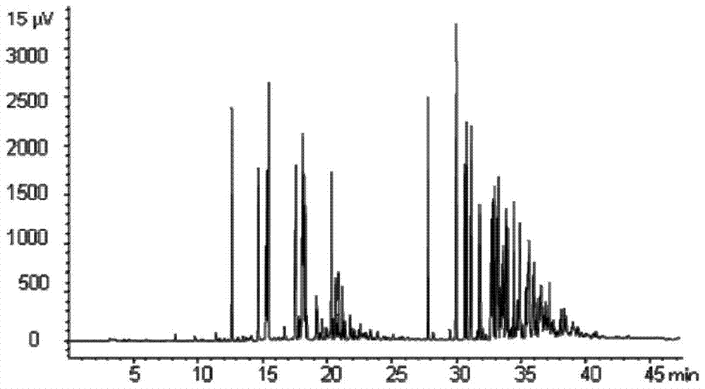 Double-column solid-phase extraction method for nitrogen-containing compounds in diesel oil