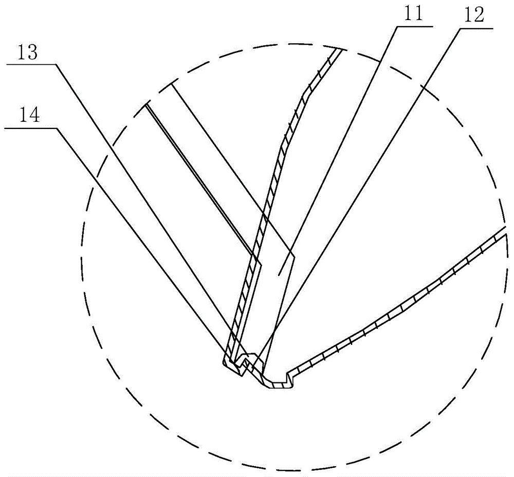 A high-head ship lock water delivery valve bottom edge aeration system