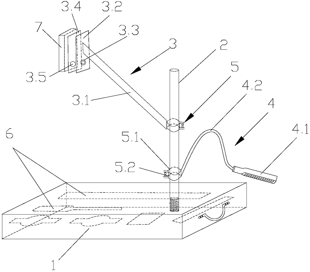 Multi-angle rock core picture taking instrument