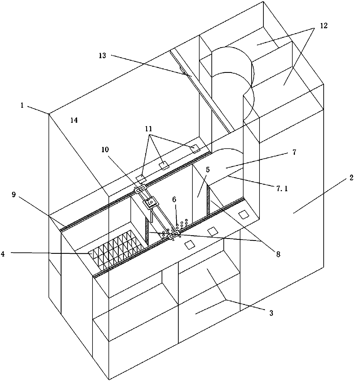 Containment structure of floating nuclear power plant