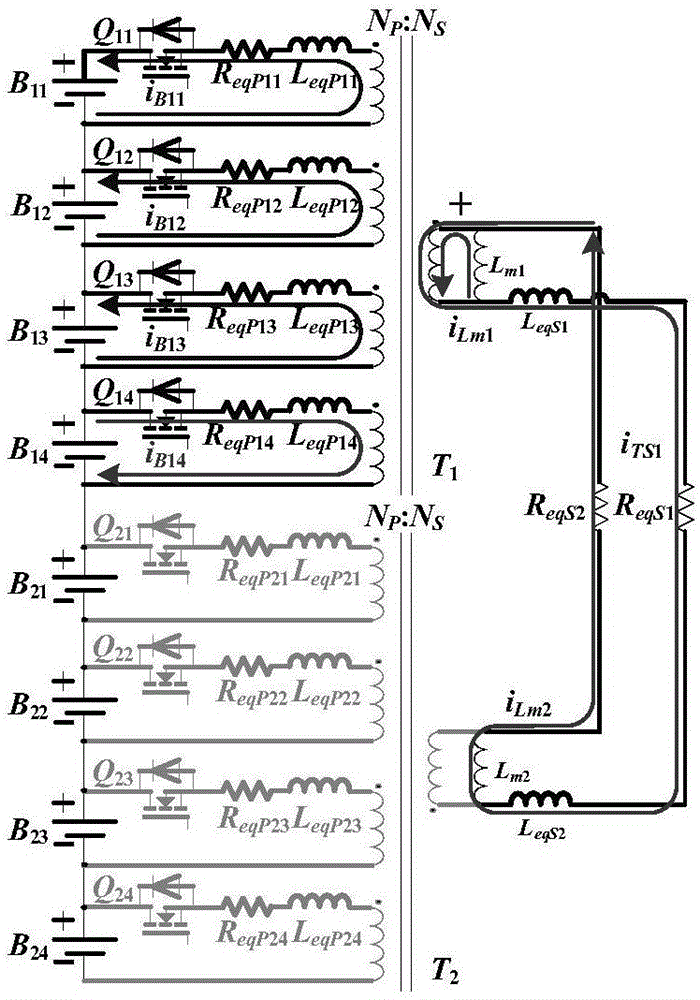 System and method for modularizing battery pack balancer based on multi-winding transformers