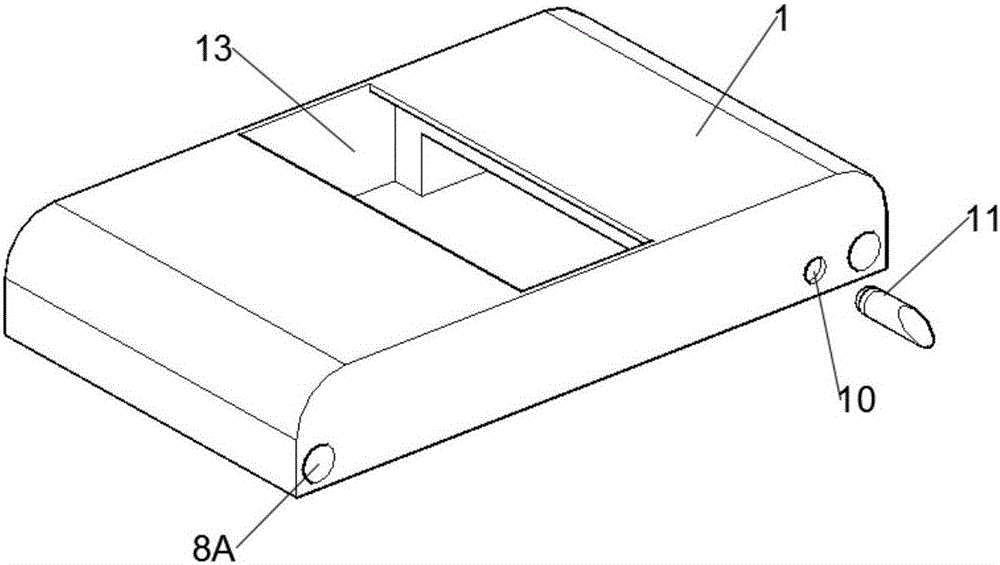 Road facility utilizing piezoelectric power generation based detachable oscillating deceleration warning device